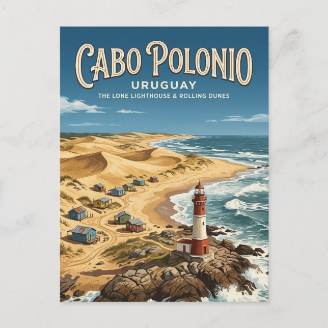 Carte Postale Cabo Polonio (Devant)