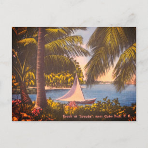 Carte Postale Cabo Rojo, Porto Rico - Plage à Joyuda