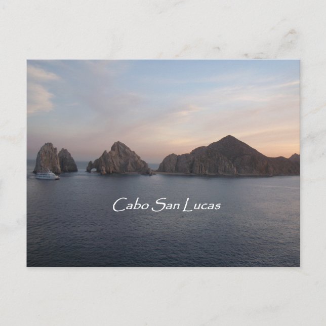 Carte Postale Cabo San Lucas au coucher du soleil (Devant)