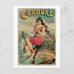 Carte Postale Cabourg vintage (Calvados, Normandie)