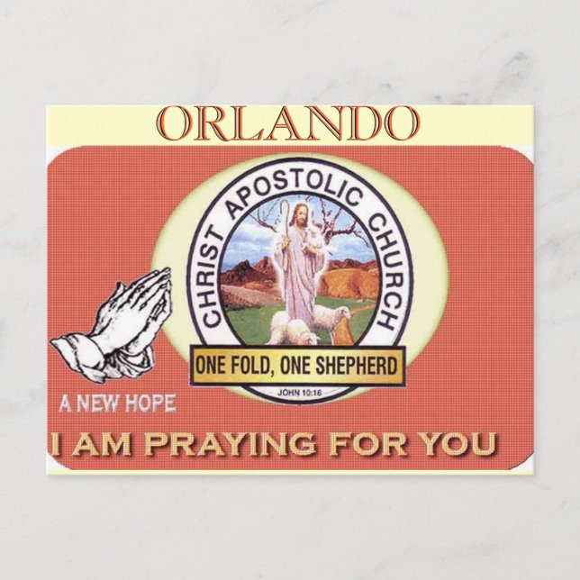 CARTE POSTALE CAC ORLANDO) MOJISOLA GBADAMOSI (Devant)