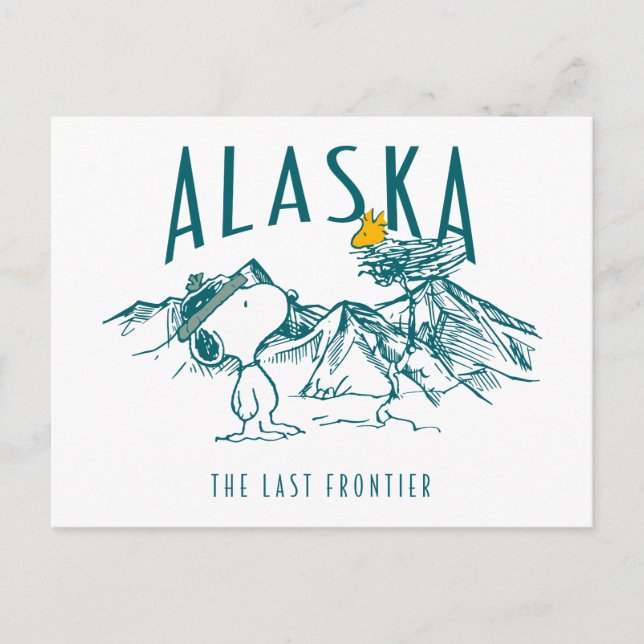 Carte Postale cacahuètes | Alaska La Dernière frontière (Devant)