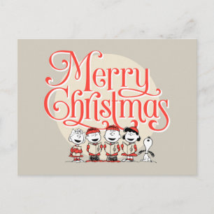 Carte Postale cacahuètes   Joyeuse Chorale de Noël