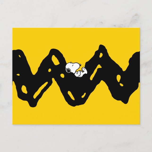 Carte Postale cacahuètes | Snoopy Nap (Devant)
