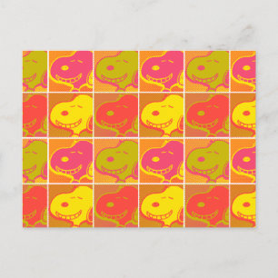 Carte Postale cacahuètes   Snoopy Pop Art Motif