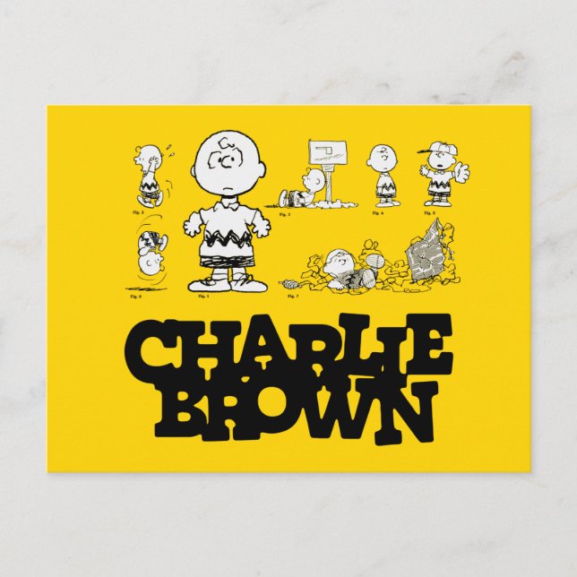 Carte Postale cacahuètes | Toujours Charlie Brown (Devant)