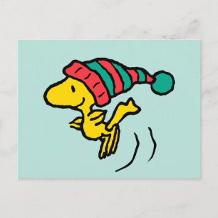 Carte Postale cacahuètes Woodstock Winter Beanie Casquette