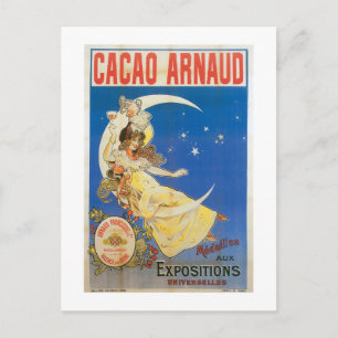 Carte Postale Cacao Arnaud Vintage Chocolat Boire Ad Art