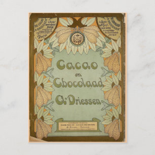 Carte Postale Cacao en Chocolaad Dutch Chocolate 1900