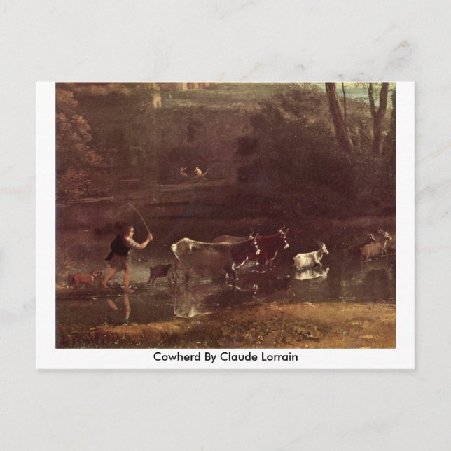 Carte Postale Cachée Par Claude Lorrain (Devant)