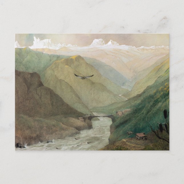 Carte Postale Cachemire, vers 1860 (Devant)