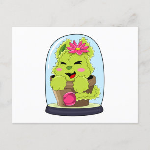 Carte Postale Cactus de chat