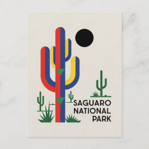 Carte Postale Cactus du Parc national de Saguaro Souvenir