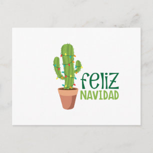 Carte Postale Cactus Feliz Navidad