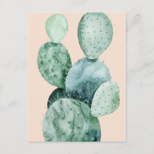 Carte Postale Cactus sur le corail