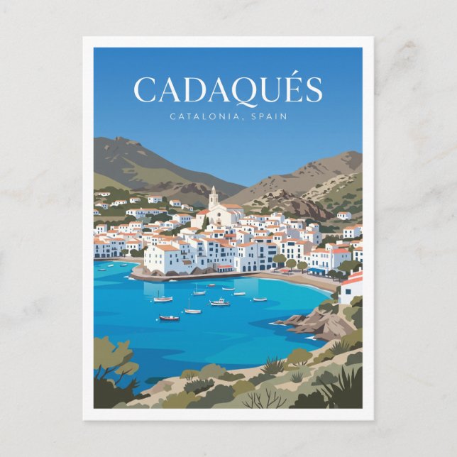 Carte Postale Cadaqués Espagne (Devant)