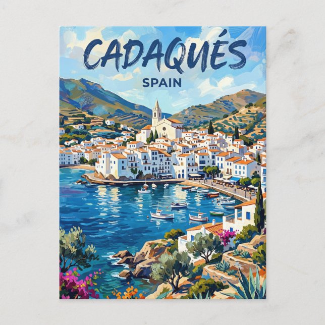 Carte Postale Cadaqués Espagne (Devant)