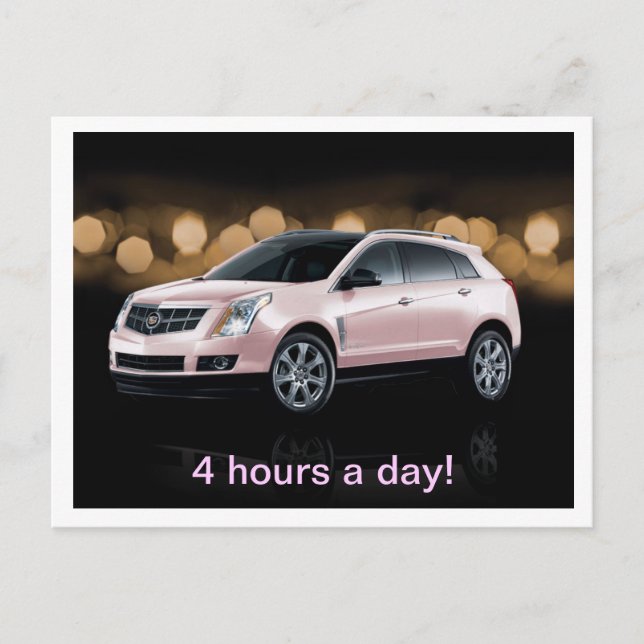 carte postale caddy SRX (Devant)