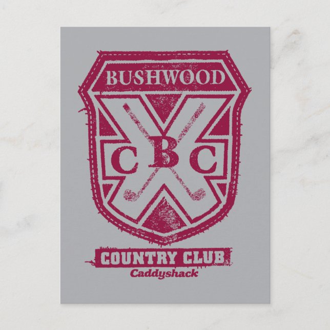 Carte Postale Caddyshack | Bushwood Country Club Crest (Devant)