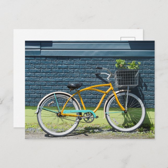 Carte Postale Cadeau à vélo pour les amateurs (Devant / Derrière)