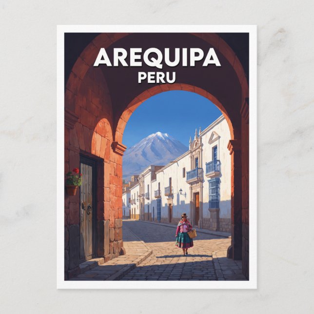 Carte Postale Cadeau Arequipa Pérou (Devant)