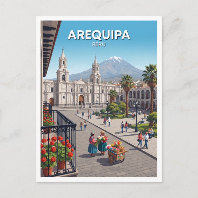 Carte Postale Cadeau Arequipa Pérou (Devant)