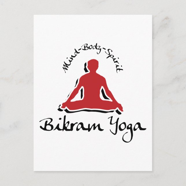 Carte Postale Cadeau Bikram Yoga (Devant)