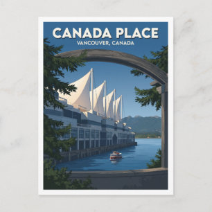 Carte Postale Cadeau Canada Place Vancouver