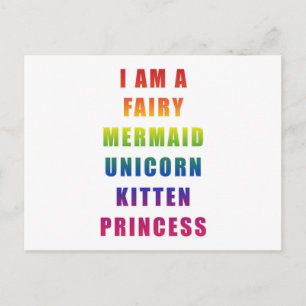 Carte Postale Cadeau d'anniversaire drôle de sirènes mer océan