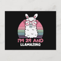 Cadeau D'anniversaire Llamazing 29 Ans 29 Ans