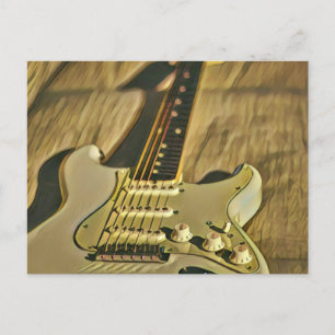 Carte Postale Cadeau d'anniversaire pour guitariste