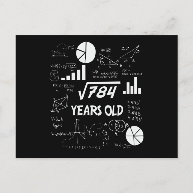 Carte Postale Cadeau d'anniversaire pour professeur de mathémati (Devant)