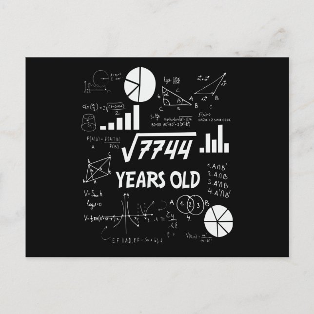 Carte Postale Cadeau d'anniversaire pour professeur de mathémati (Devant)