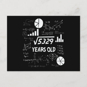 Carte Postale Cadeau d'anniversaire pour un professeur de mathém