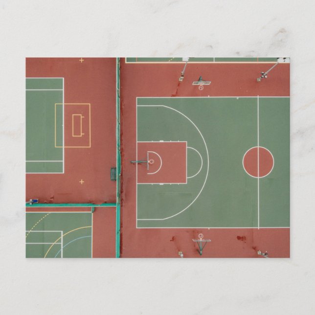 Carte Postale Cadeau de basket-ball cool (Devant)