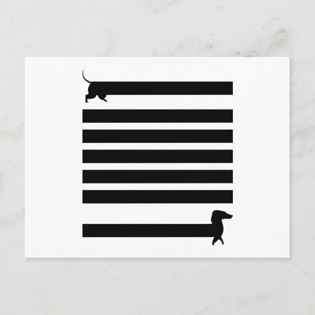 Carte Postale Cadeau de chien mignon détenteur de chien drôle Te (Devant)