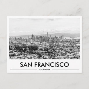 Carte Postale Cadeau de départ sur la skyline de San Francisco