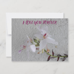 CARTE POSTALE CADEAU DE FLEURS JOURNALIÈRE FILLE