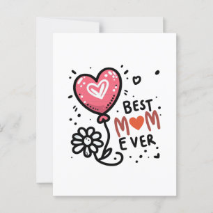 Carte Postale Cadeau de la fête des mères   Meilleure maman jama