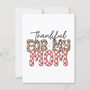 Carte Postale Cadeau de la fête des mères   Reconnaissant pour m