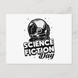 Carte Postale Cadeau de la journée de la science-fiction sur les