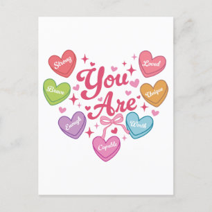Carte Postale Cadeau de la Saint-Valentin Tu es mon amour