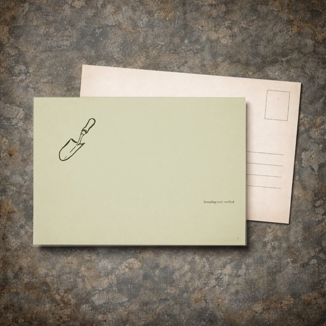Carte Postale Cadeau de lecture pour un jardin botanique minimal (Créateur téléchargé)