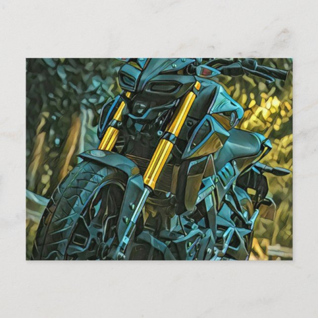 Carte Postale Cadeau de moto (Devant)