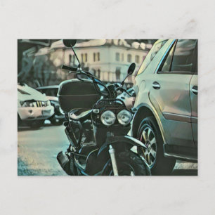 Carte Postale Cadeau de moto vintage