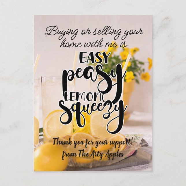 Carte Postale cadeau de remerciement marketing de référencement  (Devant)