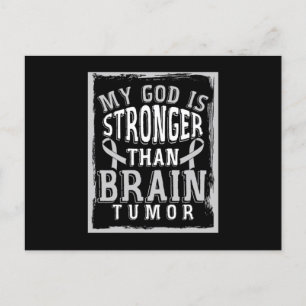 Carte Postale Cadeau De Sensibilisation À La Tumeur Du Cerveau M