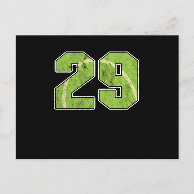 Carte Postale Cadeau de sport pour la célébration des 29 ans de  (Devant)