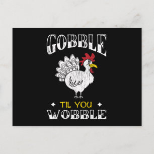 Carte Postale Cadeau de Thanksgiving assorti pour enfants de la 
