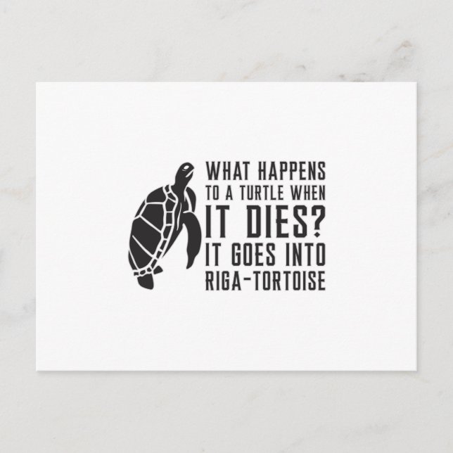 Carte Postale Cadeau de tortues de mer amateur de tortues (Devant)